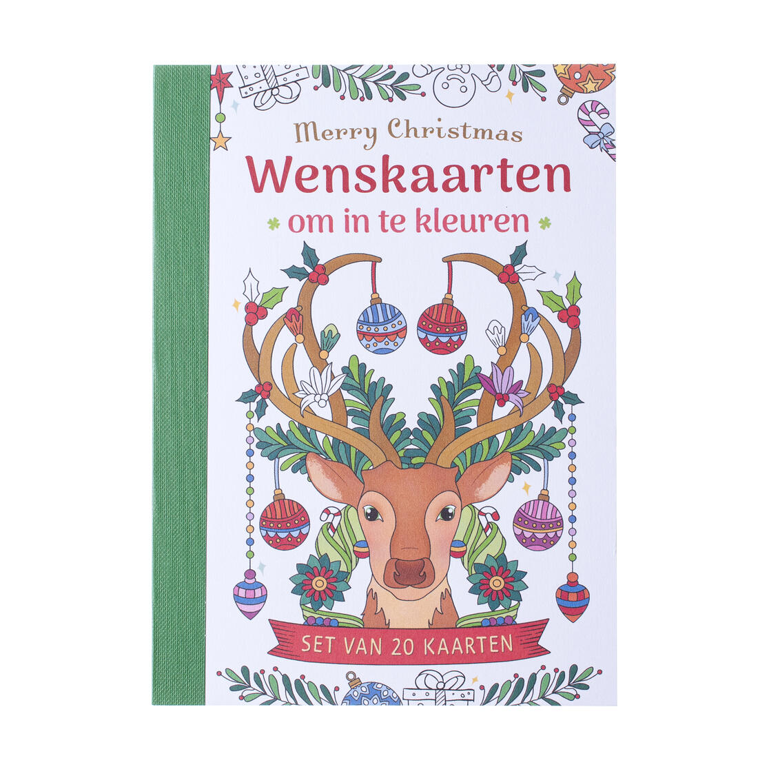 Wenskaarten om in te kleuren - Kerstmis