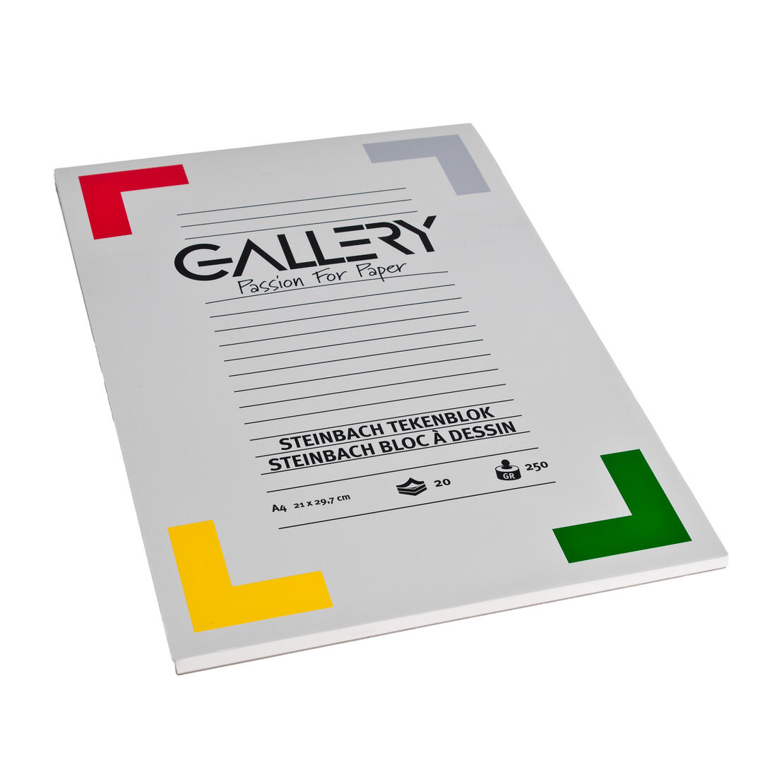 Gallery Steinbach gekorreld A4 21 x 29,7 cm 20 vel. 250 g