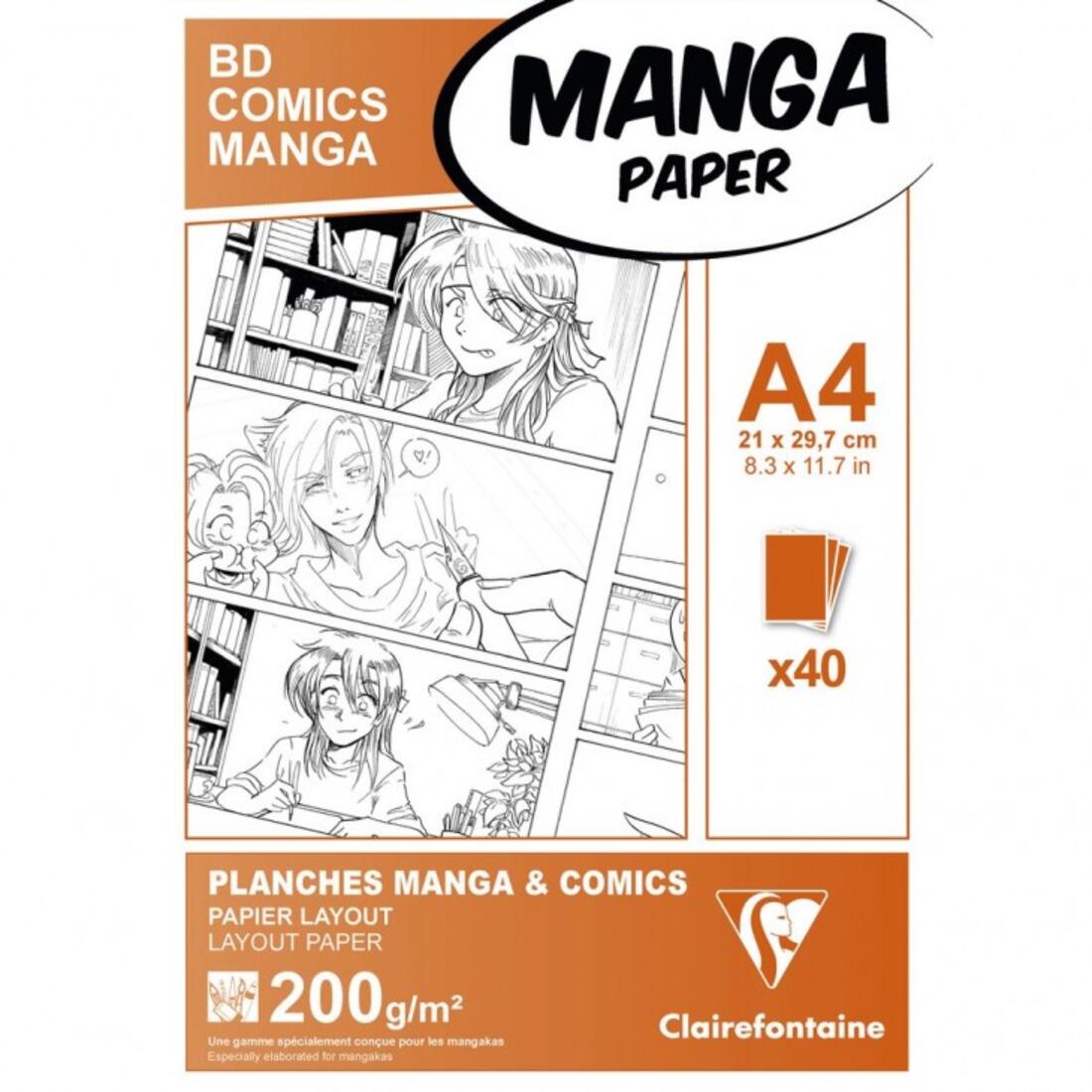 Manga papier 200 g 40 vellen A4