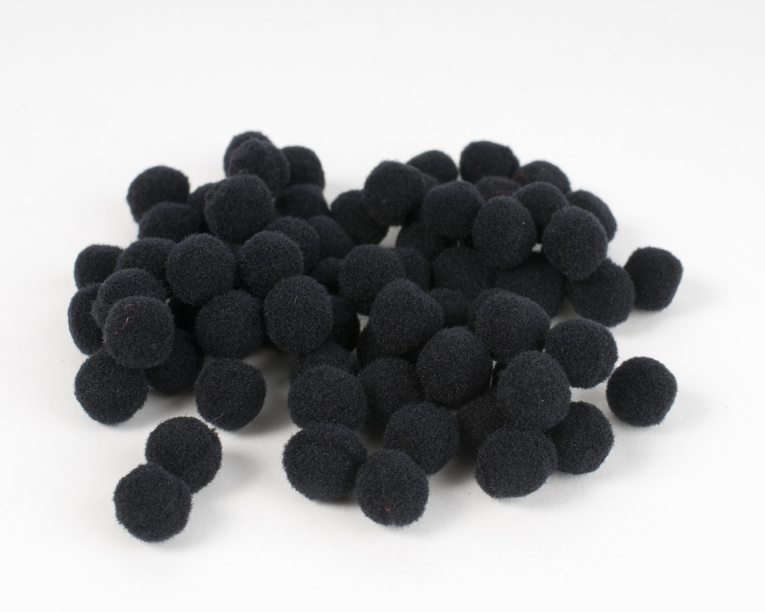 Pompon 7 mm 70 stuks