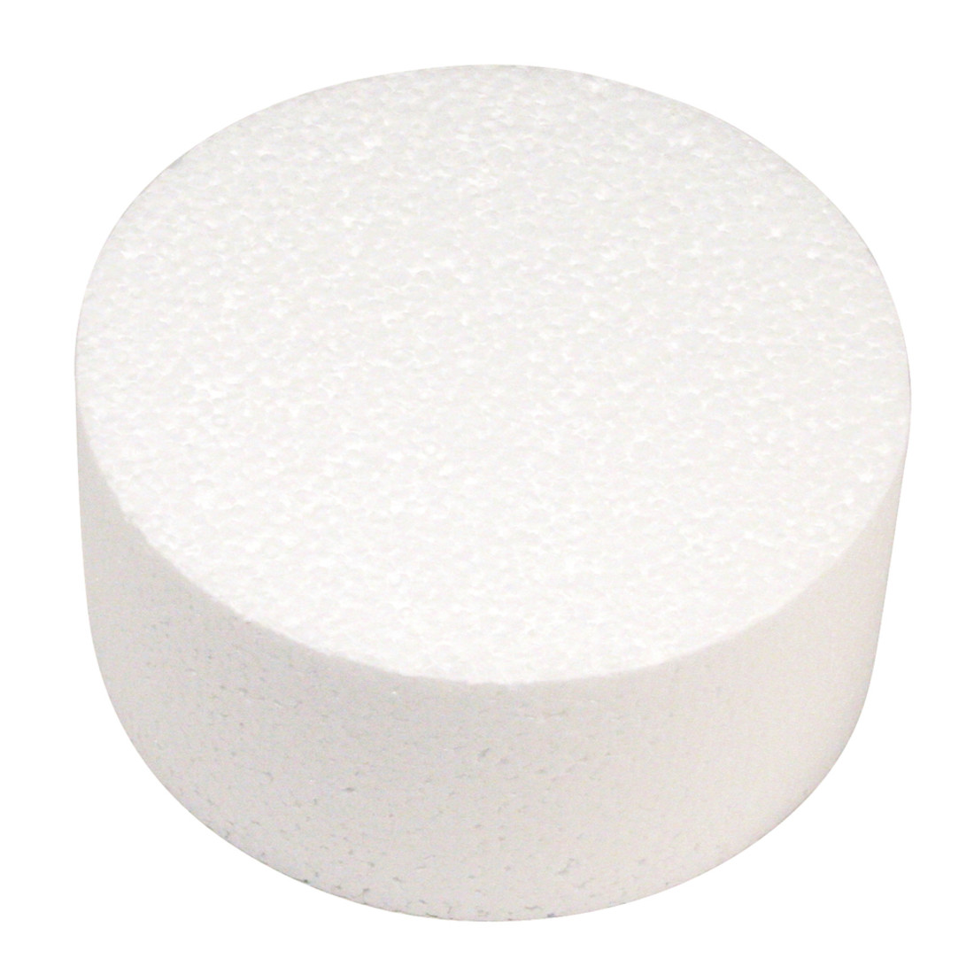 Polystyreen schijf rond 15 x 5 cm