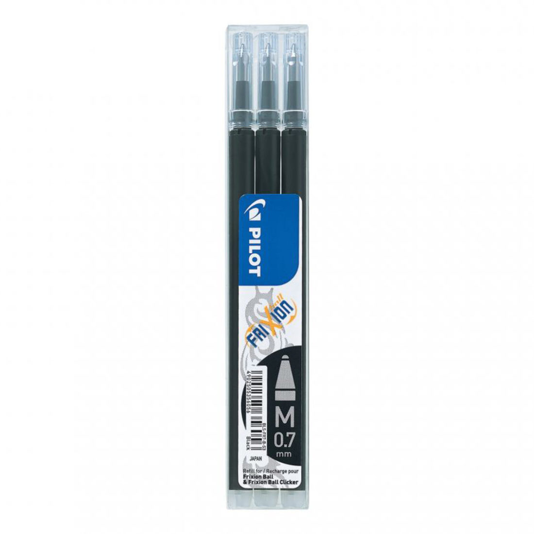 Pilot Frixion vulling 0.7 mm 3 stuks