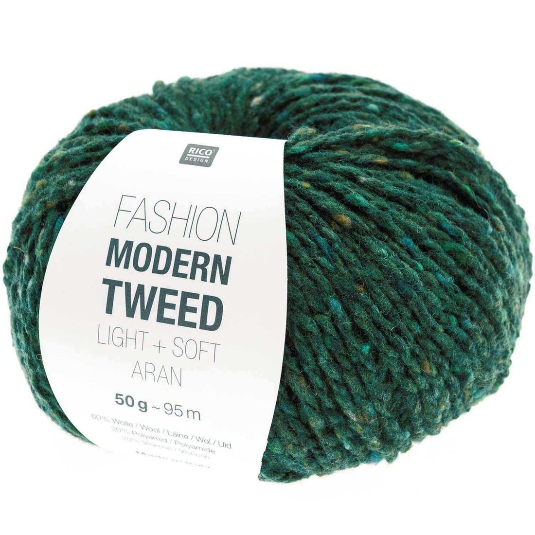 Fashion Modern Tweed Aran 50 g groen