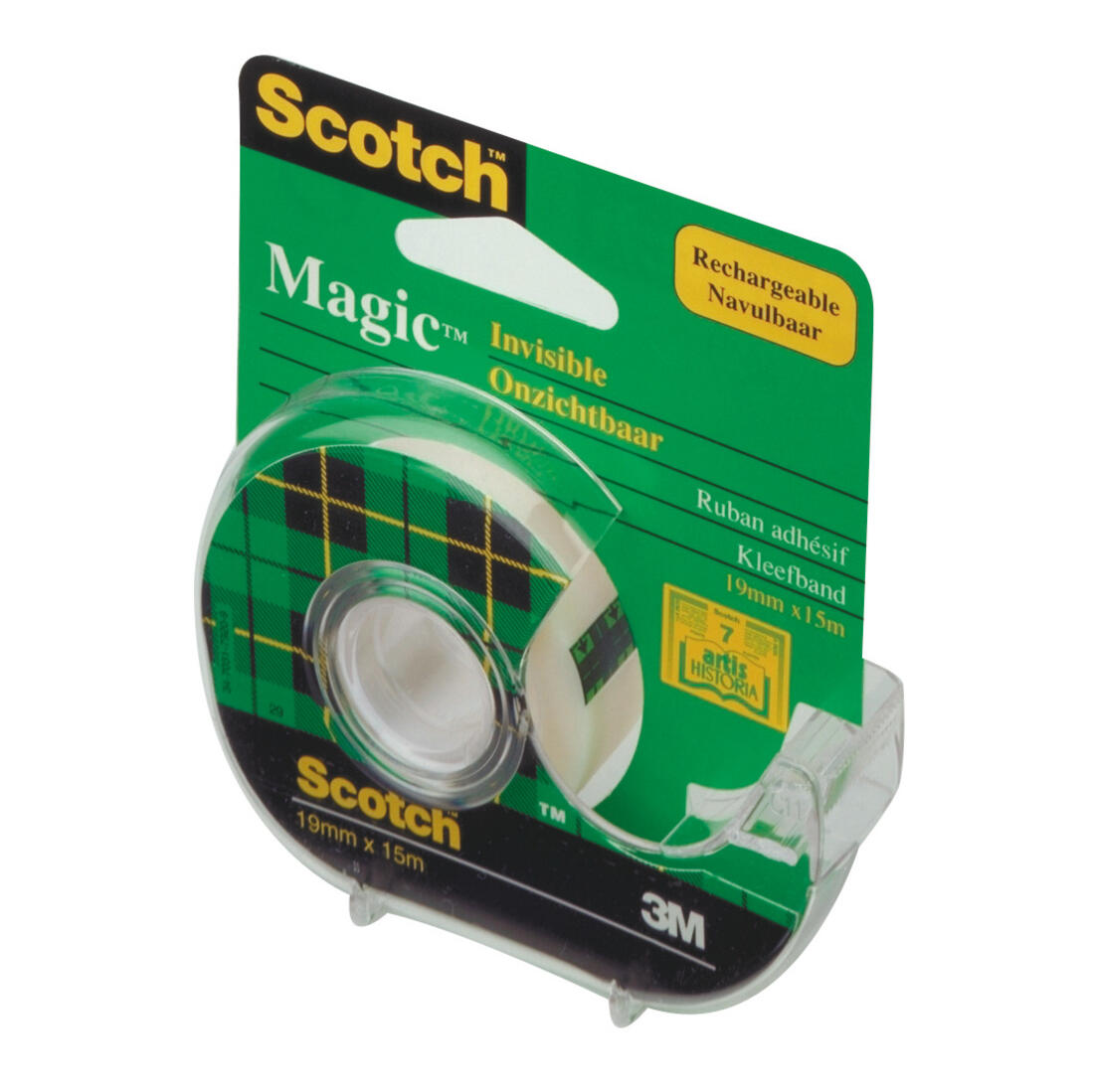 Plakband Scotch Magic 19 mm breed 7,5 m 2 stuks