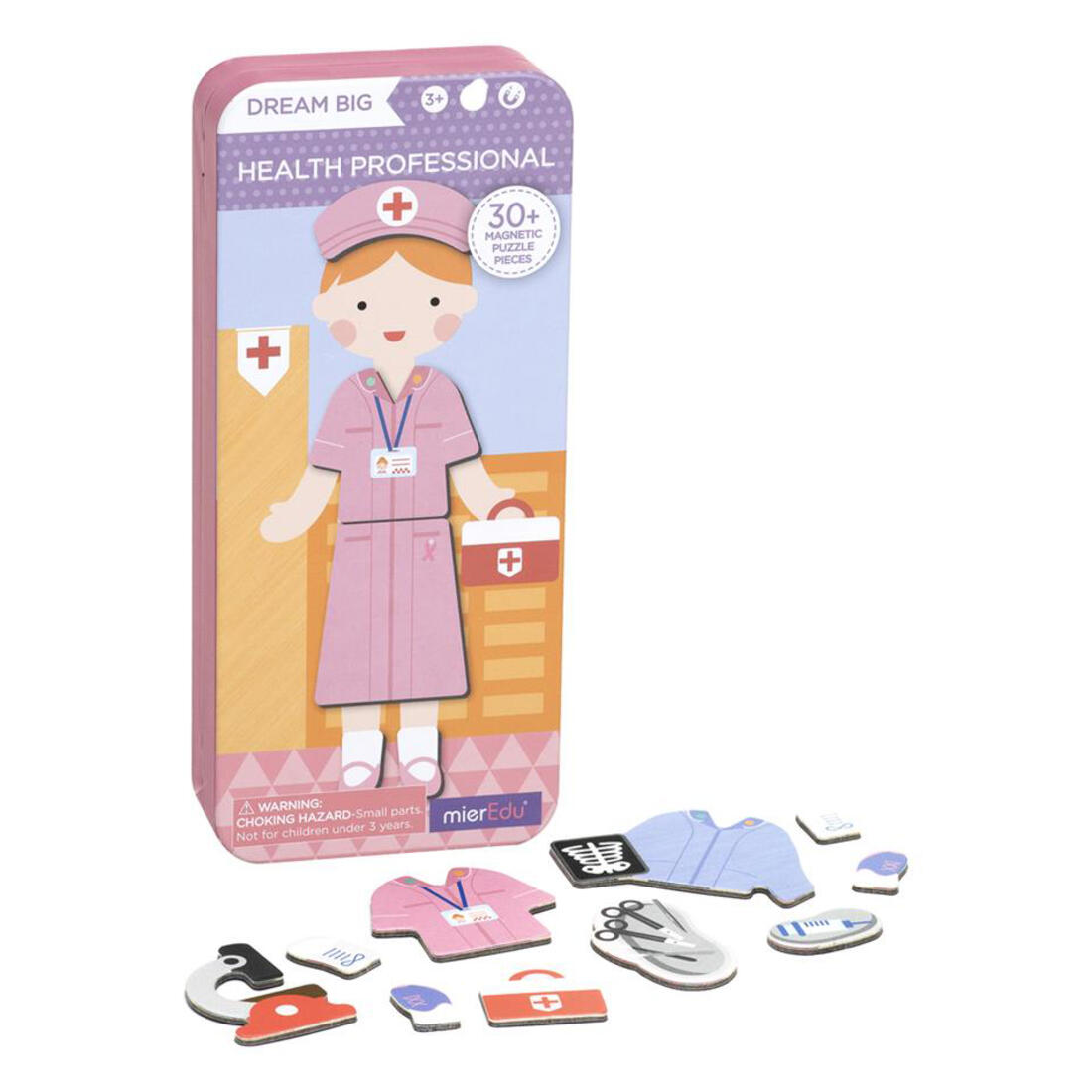 Magnetische reisbox puzzelspel dokter 3+