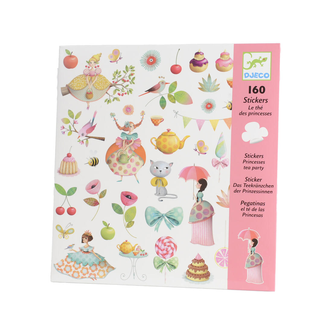 Djeco stickers Tea Party 160 stuks