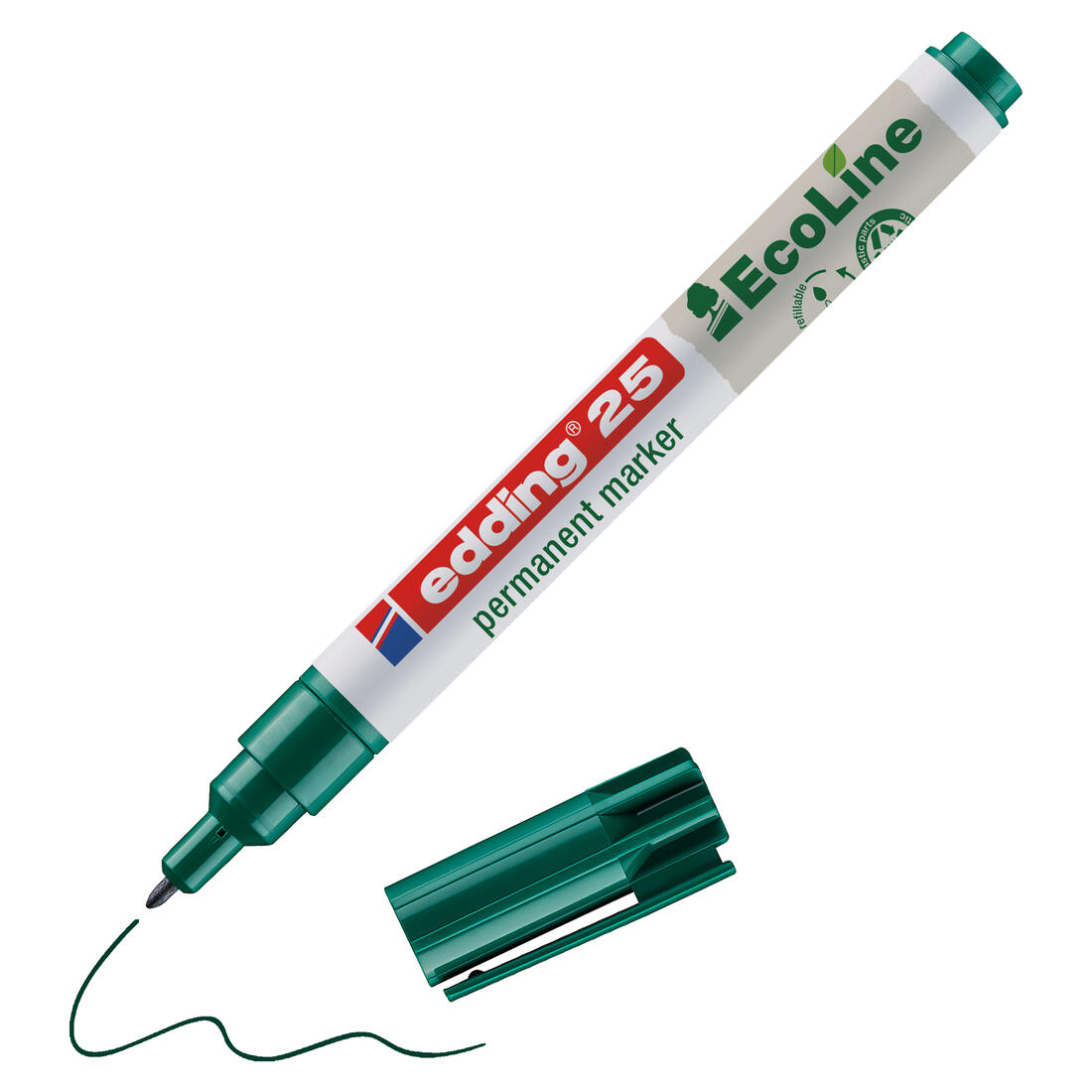 Edding EcoLine permanent marker 1 mm groen