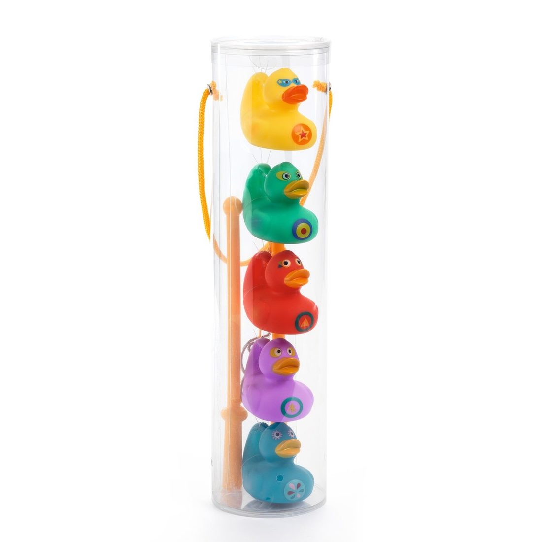 Djeco Ducky eendjes vissen 5 stuks 5,6 cm