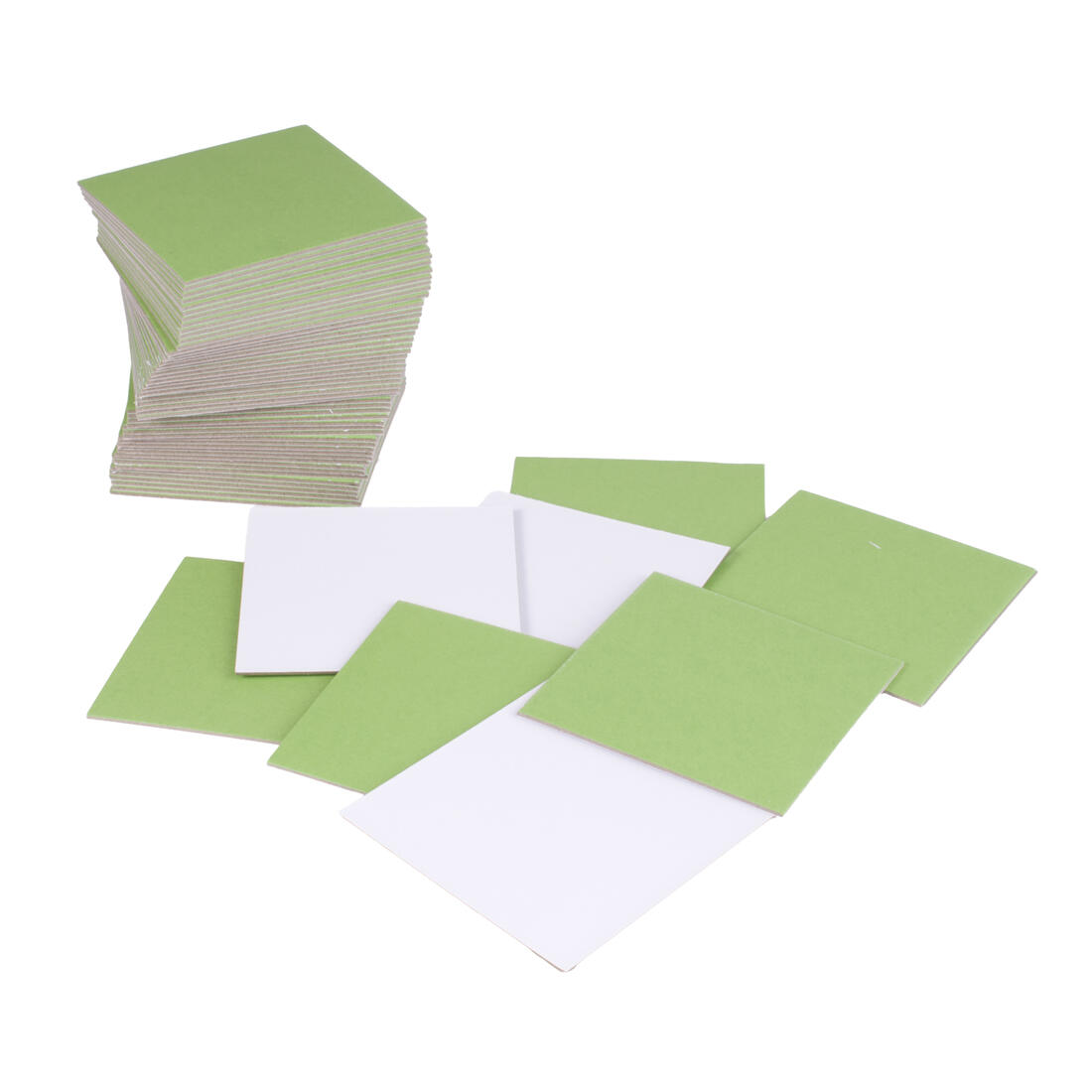 Blanco memorykaarten 6 x 6 cm 60 stuks