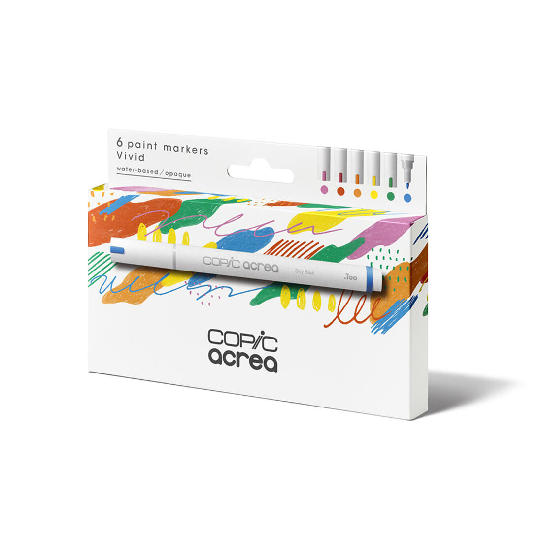 Copic Acrea set vivid 6 stuks