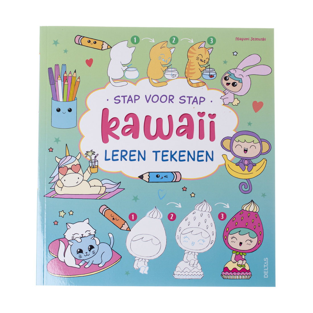 Stap voor stap kawaii leren tekenen