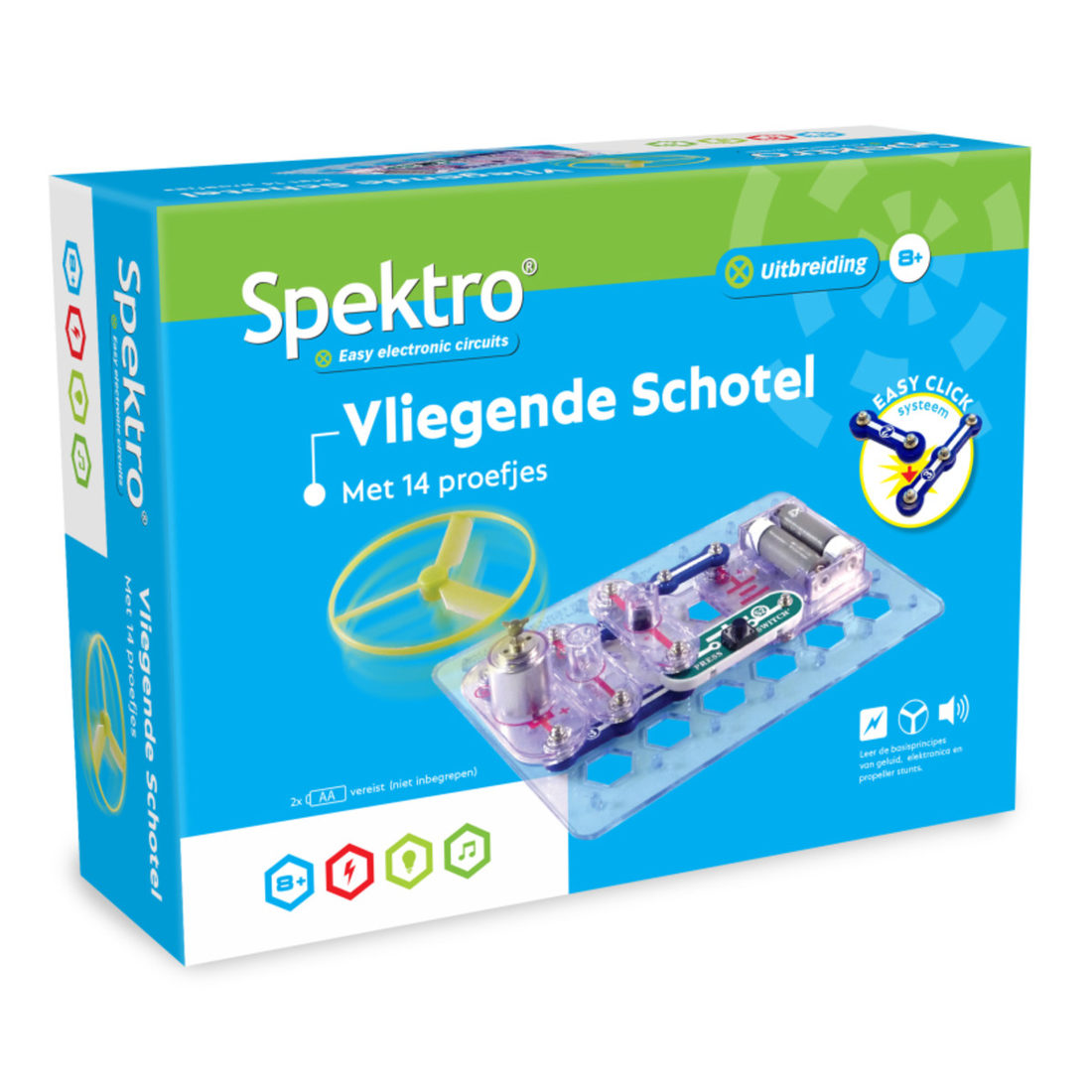 Spektro Vliegende schotel met 14 proefjes 8+