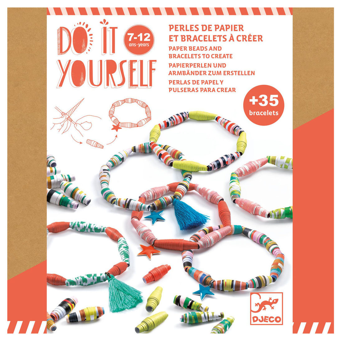 Djeco DIY armbandjes Pop +35 stuks 7-12 jaar