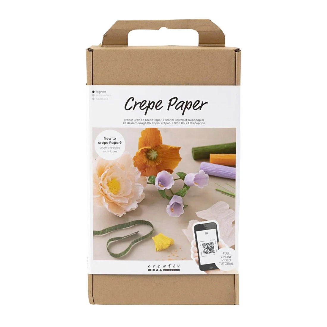 Crêpepapier Starterkit Crêpepapier bloemen