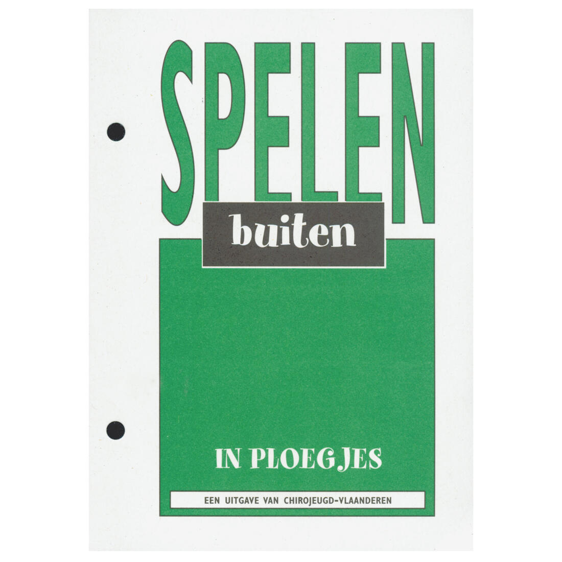 Spelfiches - spelen buiten in ploegjes