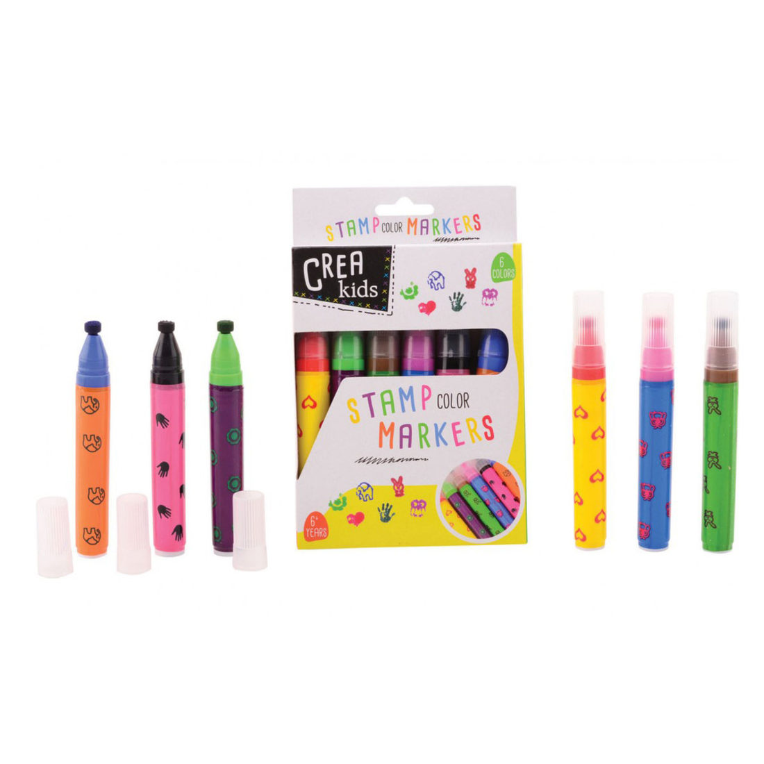 Crea Kids Stamp markers 6 stuks