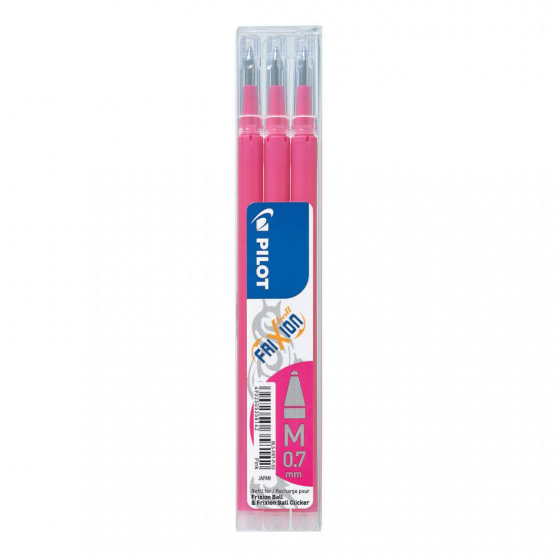 Pilot Frixion vulling 0.7 mm 3 stuks