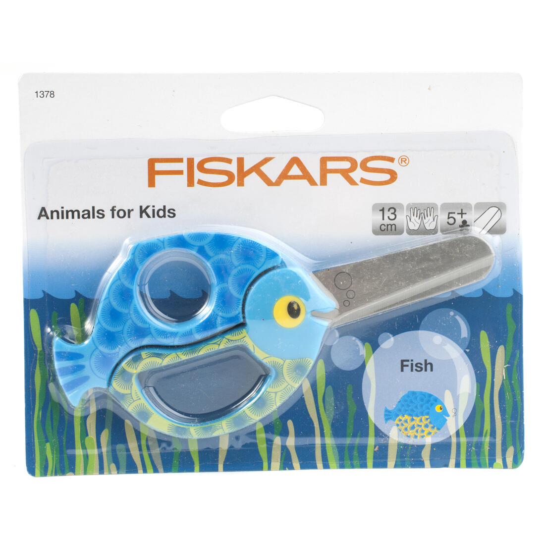 Fiskars kinderschaar l+r-handig vis