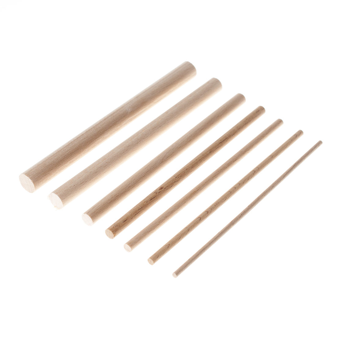 Houten stokjes voor Dot Painting 3 - 12 mm 7 stuks