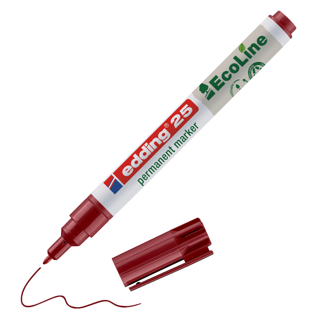 Edding EcoLine permanent marker 1 mm rood